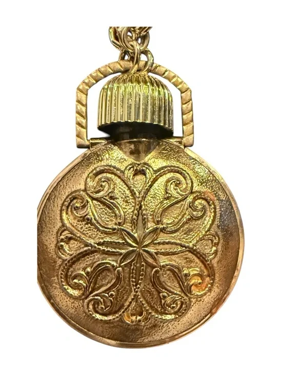 Vintage Avon Perfume Flask Pendant Necklace - Picture 6 of 6